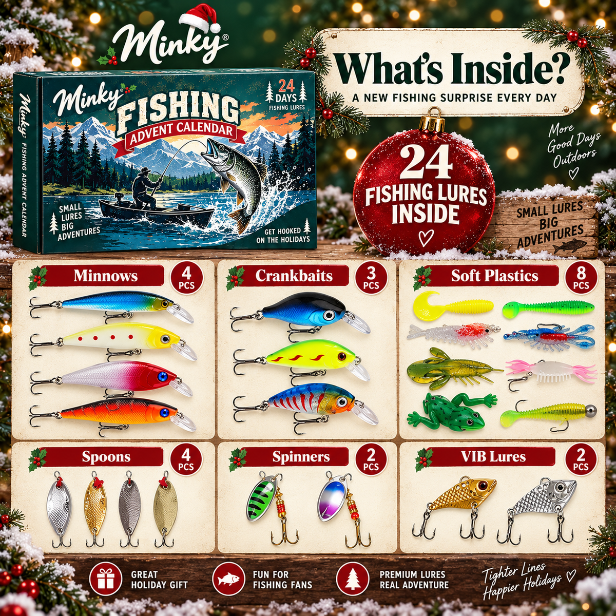 Minky Fishing Advent Calendar