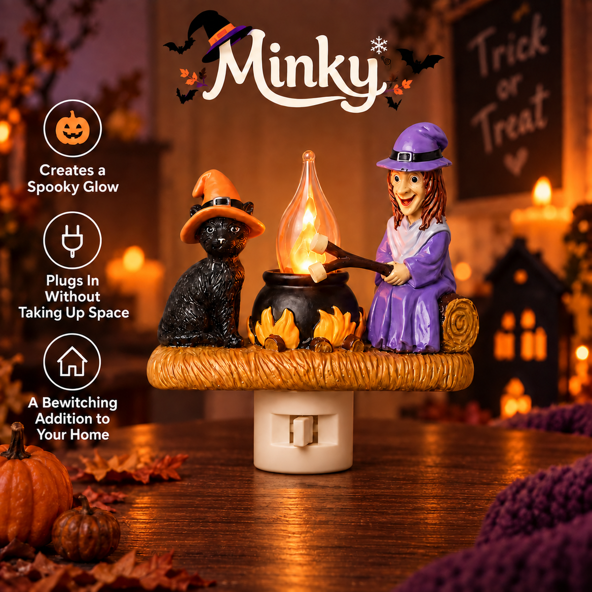 Minky© Festive Plug-In Light